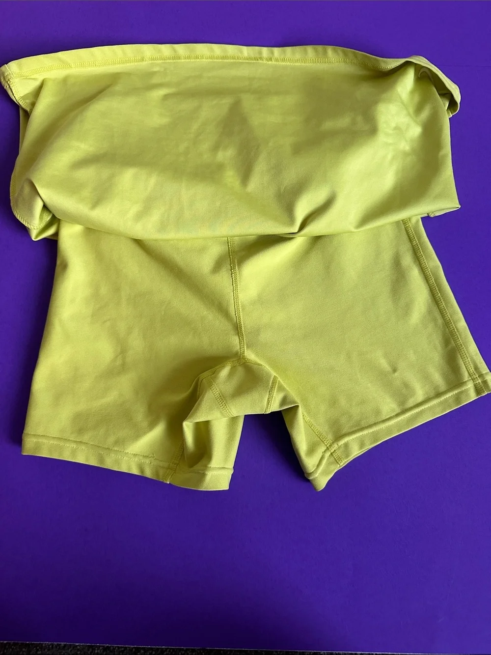 Nike Dri-FIT Women’s XS Neon Yellow Tennis Golf Skort Built-In Shorts